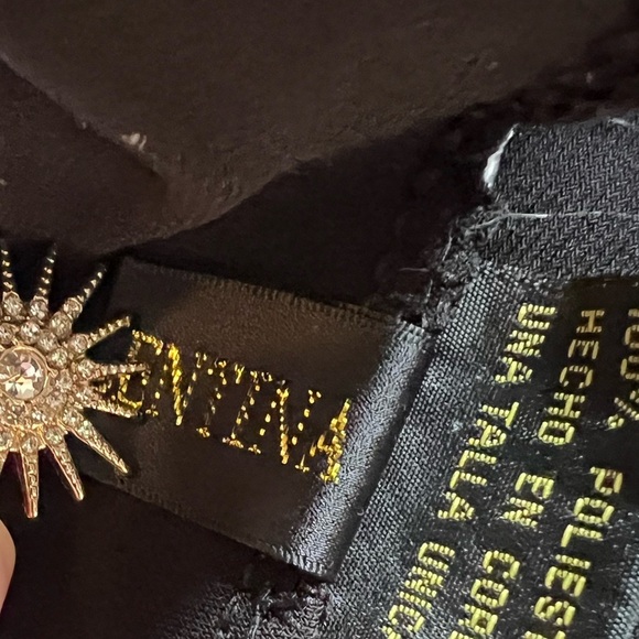 Flowy Black Midi Skirt by Valentina - Picture 8 of 8